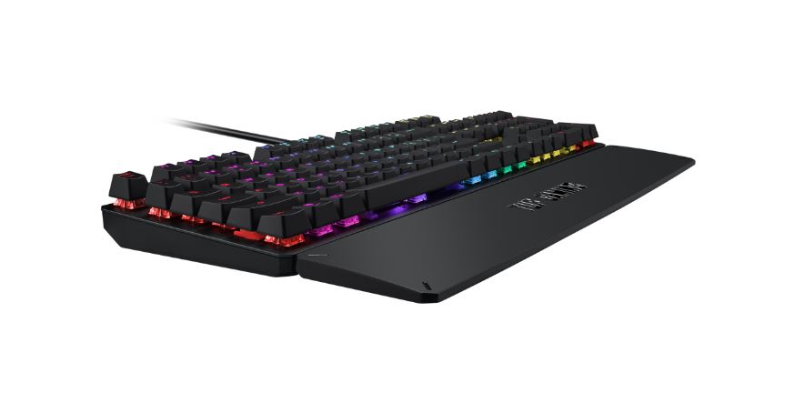 ASUS TUF Gaming K3 RGB Mechanical Keyboard with Blue/Red Switches - Wired Gaming Keyboard for PC, Mac | Perfect for FPS, MOBA & Esports Gaming