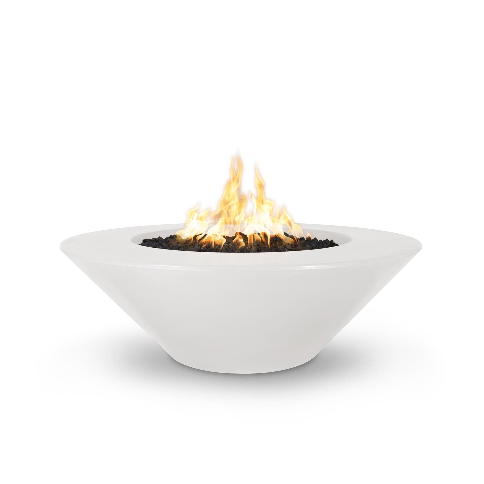 Powder Coated Fire Pit with Wide Ledge - Outdoor Patio & Backyard Fire Pit for Camping, Garden, and Deck - Rust-Resistant & Durable Steel Fire Bowl