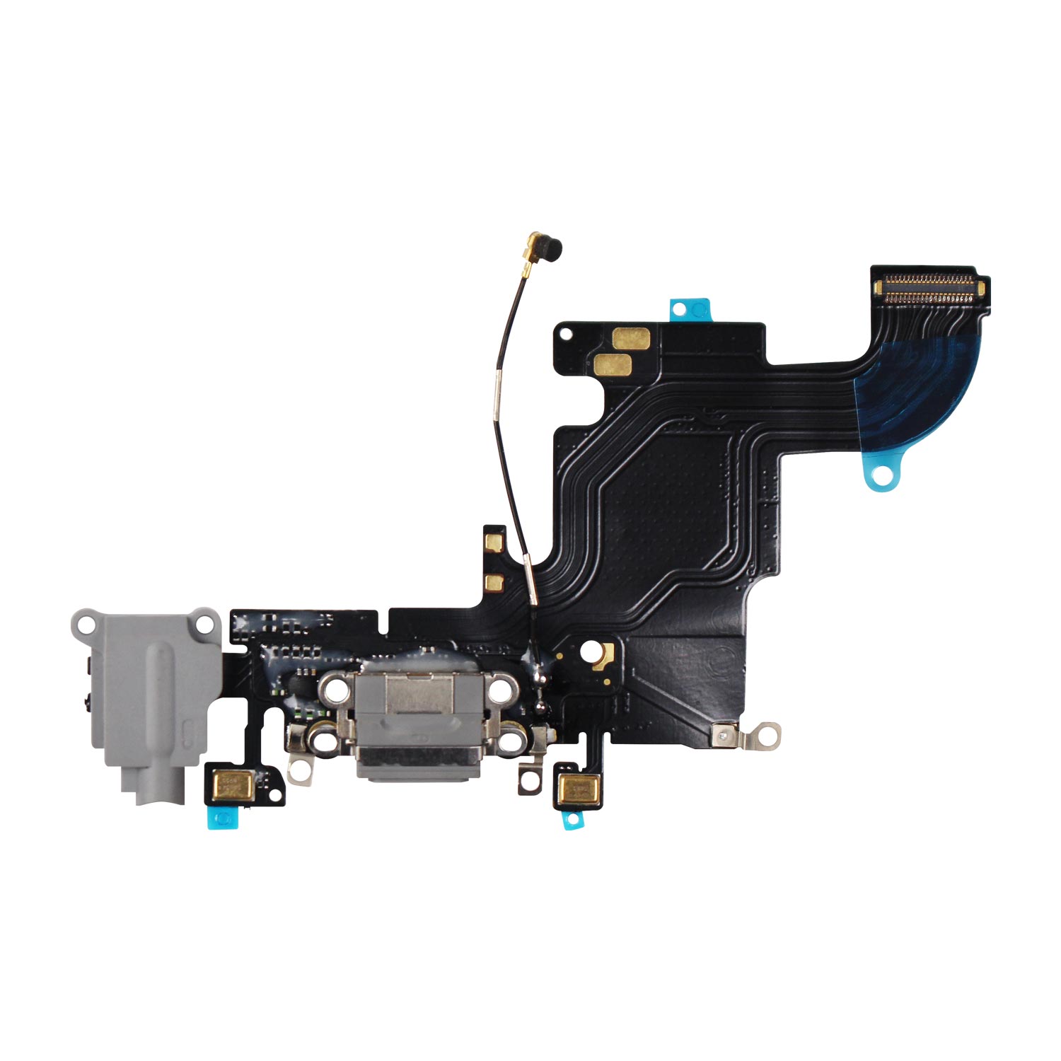 Original iPhone 6S Charging Port & Headphone Jack Replacement - Compatible with iPhone 6S/6S Plus - Fast Charging & Audio Connection Repair Kit - Perfect for DIY Phone Fixes at Home or Office