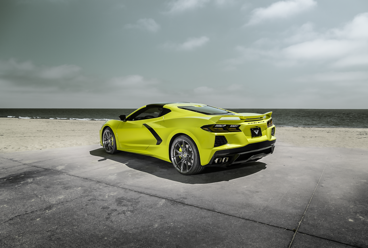 2021 Corvette C8 VPX 101 Liquid Smoke Headlight Tint Vinyl Wrap Kit - Premium Automotive Styling Upgrade for Night Driving & Car Shows