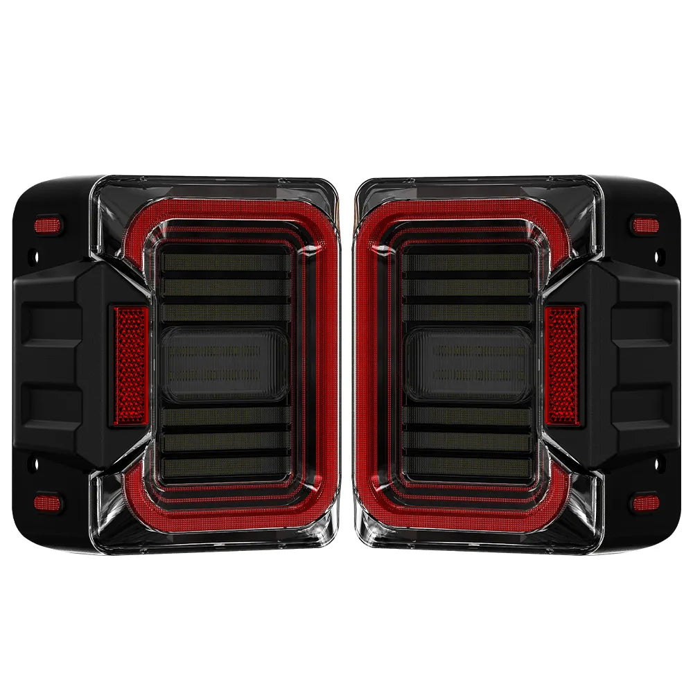 LOYO Rubicon Style LED Tail Lights for Mahindra Thar 2020 - Waterproof & Durable LED Brake Lights - Perfect for Off-Roading, Night Driving & Car Customization
