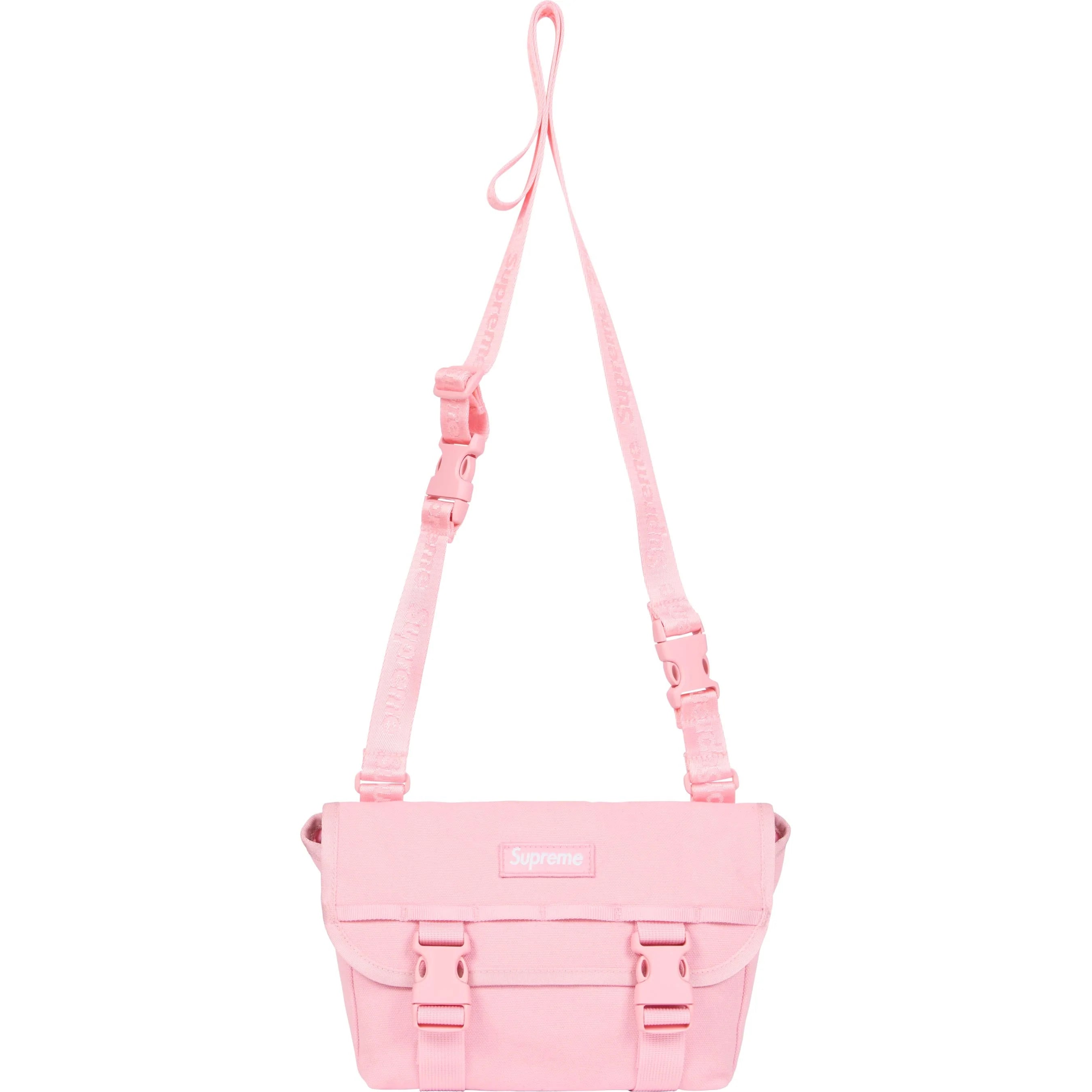 Supreme SS25 Mini Messenger Bag Light Pink - Stylish Crossbody Bag for Women & Men - Perfect for Travel, Work & Everyday Use