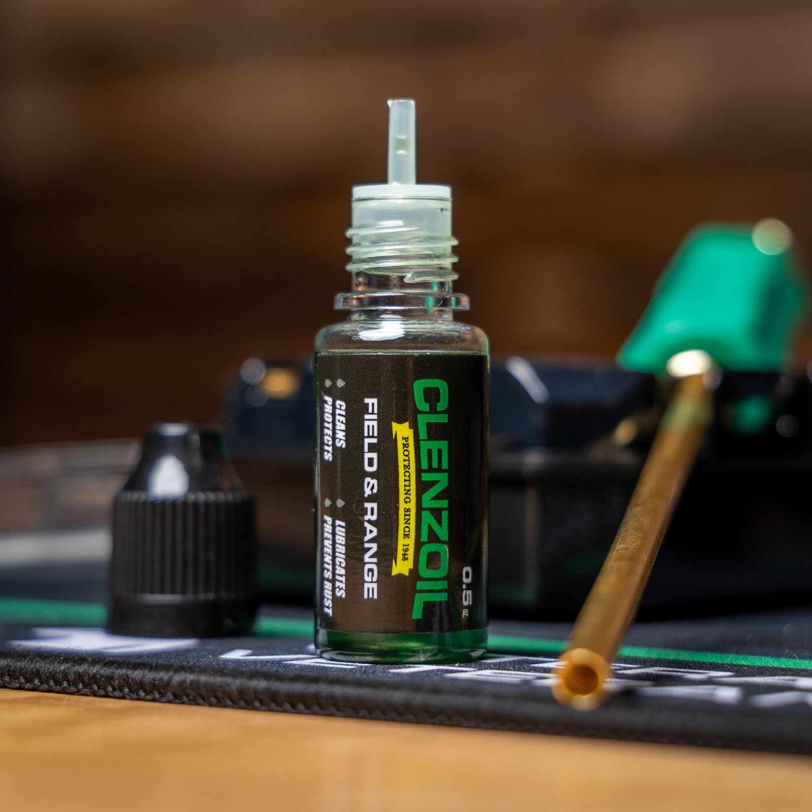 Clenzoil Pistol Basics Single-Caliber Cleaning Kit - Complete Gun Maintenance Kit for 38 Caliber & 9mm Pistols - Includes Bore Brushes, Gun Oil & Accessories - Perfect for Home, Range & Firearm Care