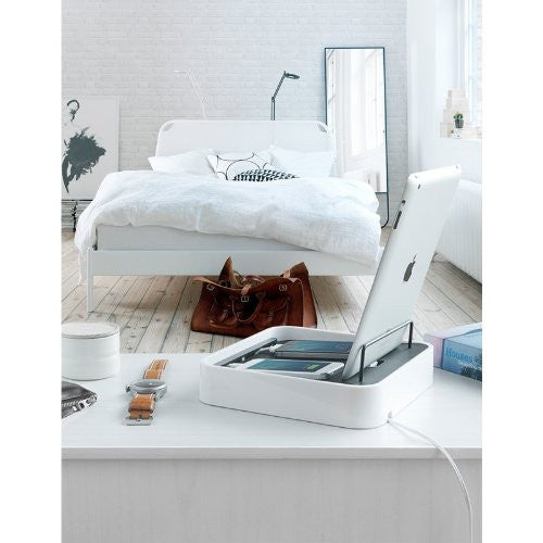 Bluelounge Sanctuary 4 - Premium Cable Management Organizer for Home & Office - Perfect for Desk, TV, Computer, and Entertainment Center Wire Organization