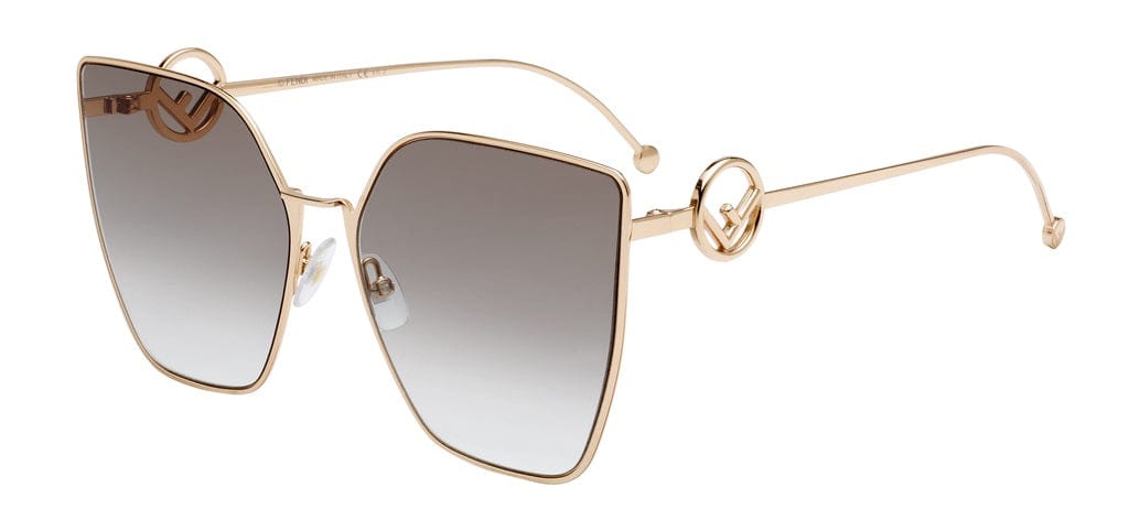 FENDI FF 0323/S DDB 6318 Sunglasses for Women - Luxury Designer Shades with UV Protection - Perfect for Beach, Driving & Fashion Outfits