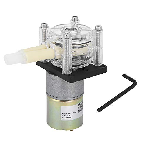 Oxidation Resistant Peristaltic Dosing Pump 0.5-1.4A 24V DC - Durable PC Material for Precise Liquid Transfer - Ideal for Kitchen, Laundry, Laboratory & Industrial Applications