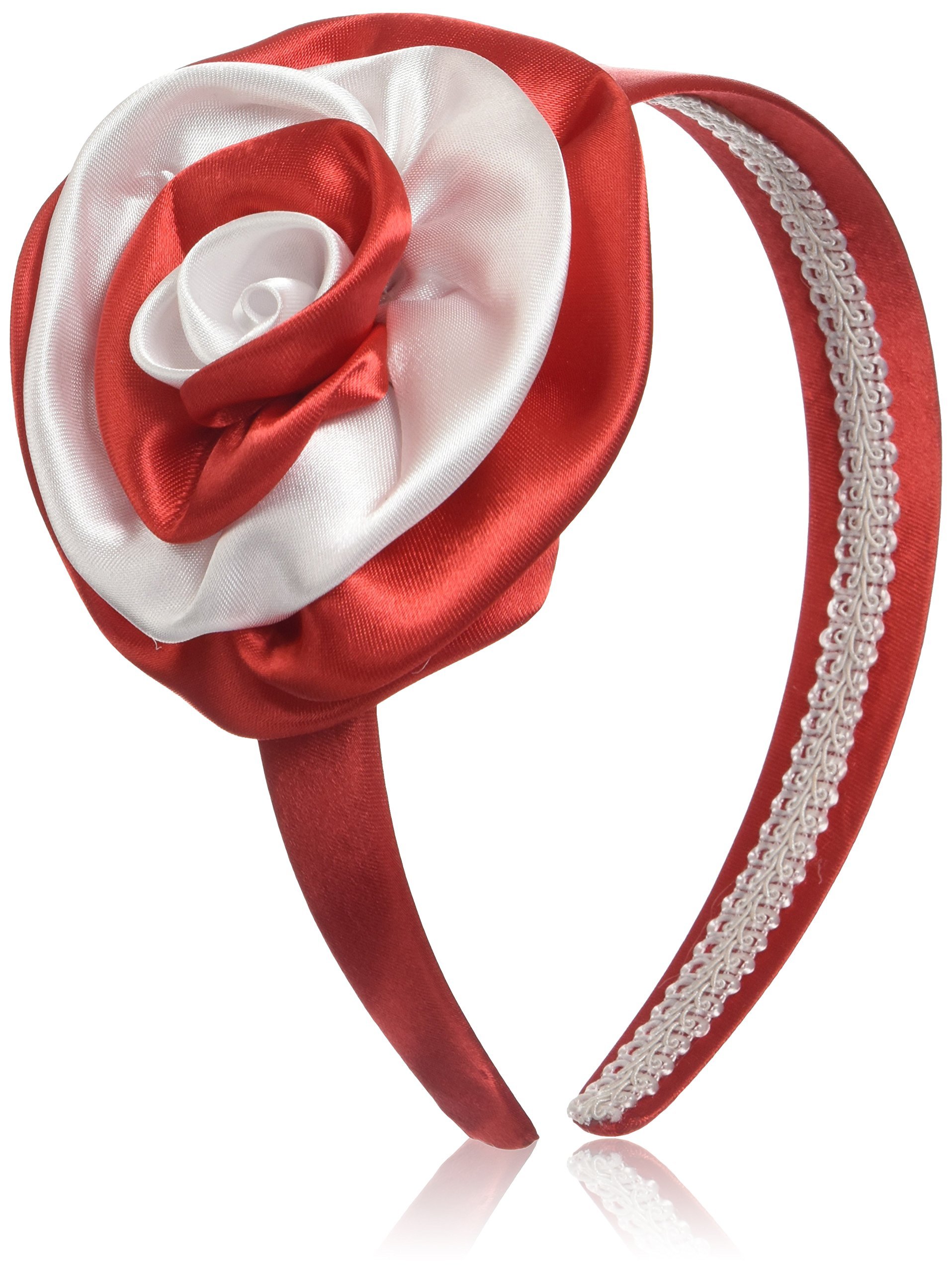 Bohemian Caravan Headband with Red and White Floral Insert - Perfect for Music Festivals, Weddings, and Boho Chic Outfits
