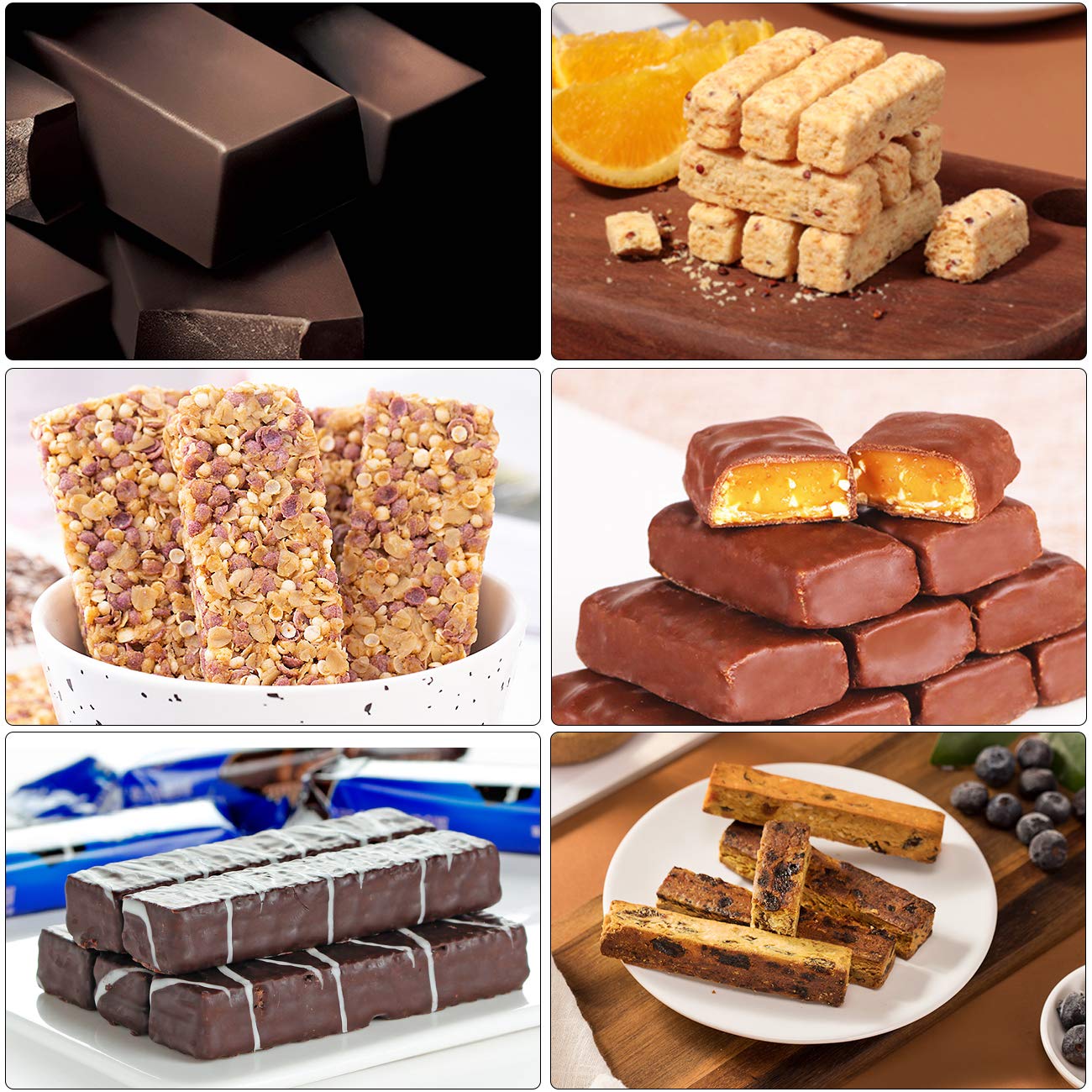 40 Cavities Rectangle Silicone Mold for Chocolate, Candy, Truffles, Ganache & Gummy - Premium Baking & Dessert Making Tool - Perfect for Home Bakers & Professional Chefs - Ideal for Parties, Holidays & Gift Packaging (Blue)