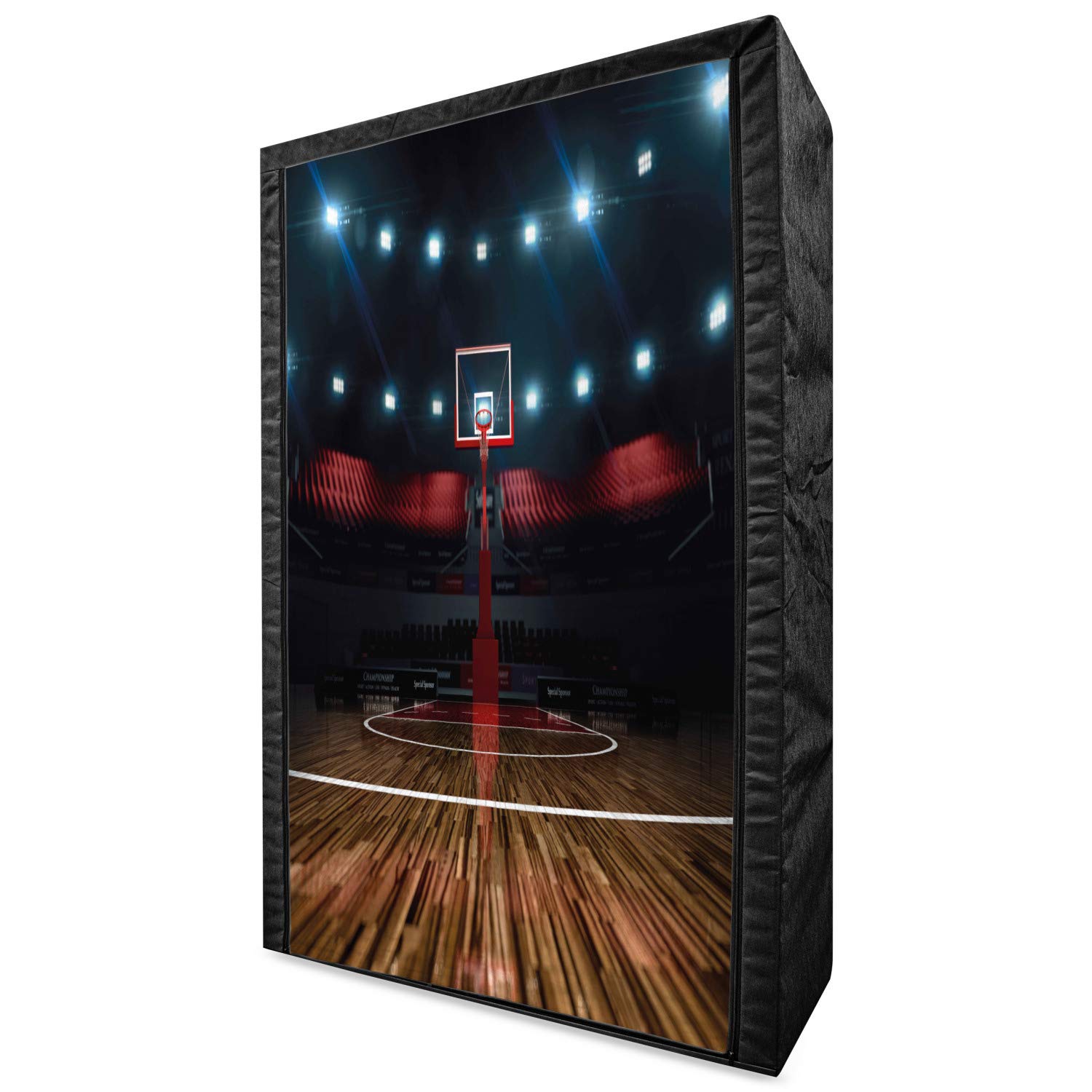 Ambesonne Portable Fabric Wardrobe for Teens - 42.5
