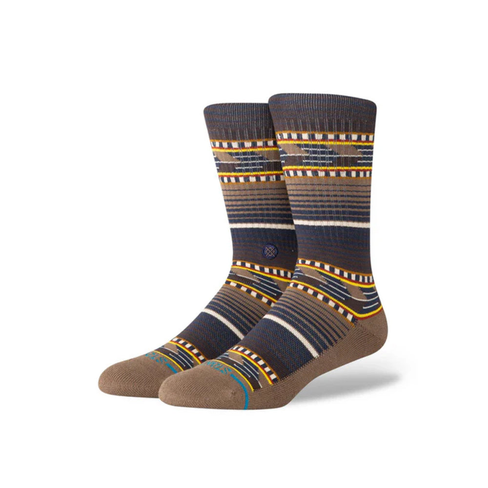 Premium Stance Cedar Rock Crew Socks for Men - Comfortable & Durable Cotton Blend Athletic Socks - Perfect for Running, Hiking & Everyday Wear