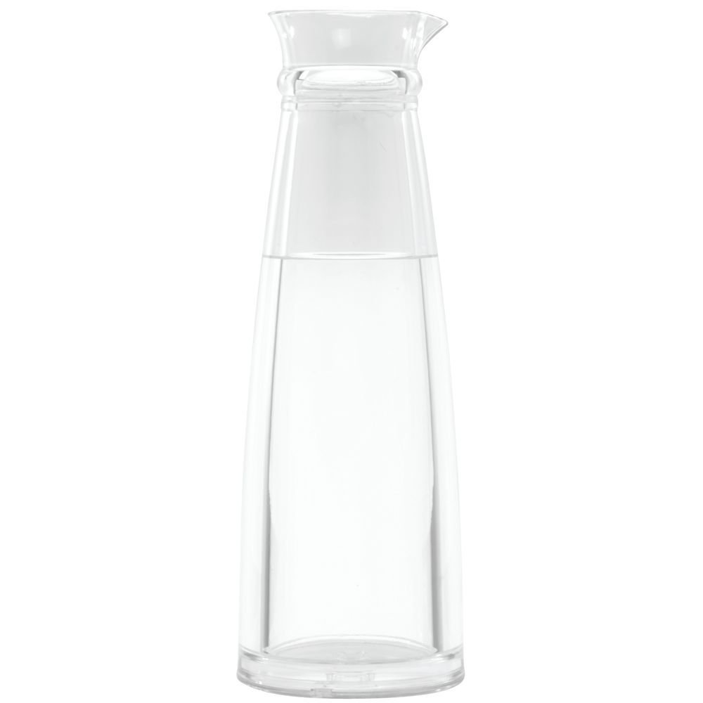 27 Oz Clear Acrylic Salad Dressing Dispenser with Lid - 11 Inch Tall Kitchen Condiment Bottle for Olive Oil, Vinegar & Sauces - Perfect for Restaurants, Catering & Home Use