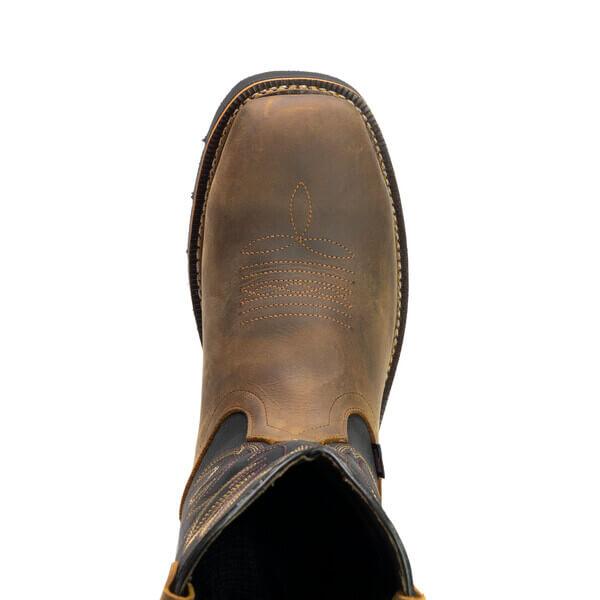 Waterproof Square Toe Wellington Boots with Safety Toe - Size 11 - Perfect for Construction, Farming & Outdoor Work
