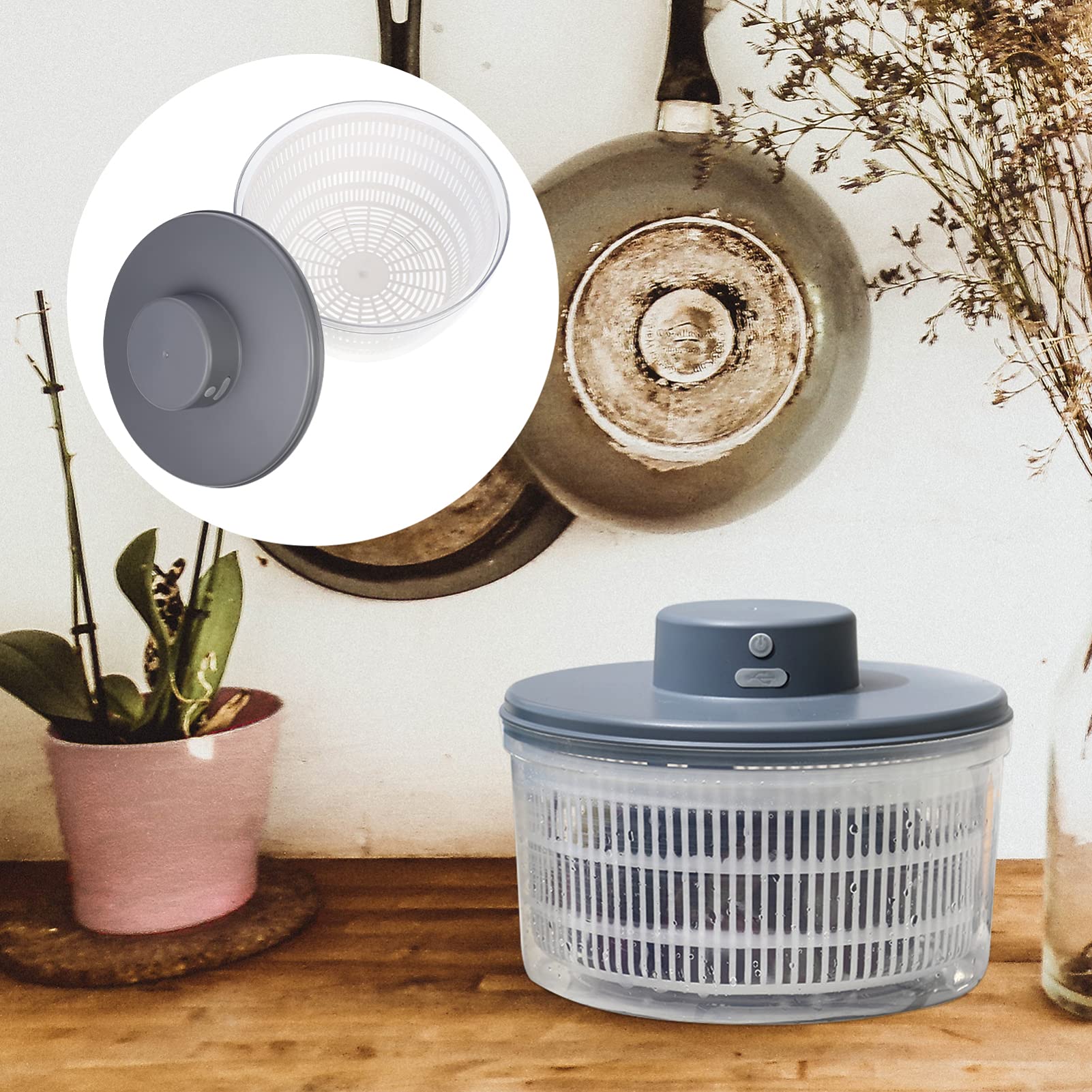 SOLUSTRE Electric Food Dehydrator Machine - 5-Tray Rotary Dryer for Jerky, Fruit, Vegetables & Herbs | Perfect for Homemade Beef Jerky, Dried Snacks & Food Preservation | Ideal for Camping, Home Kitchen & Healthy Meal Prep