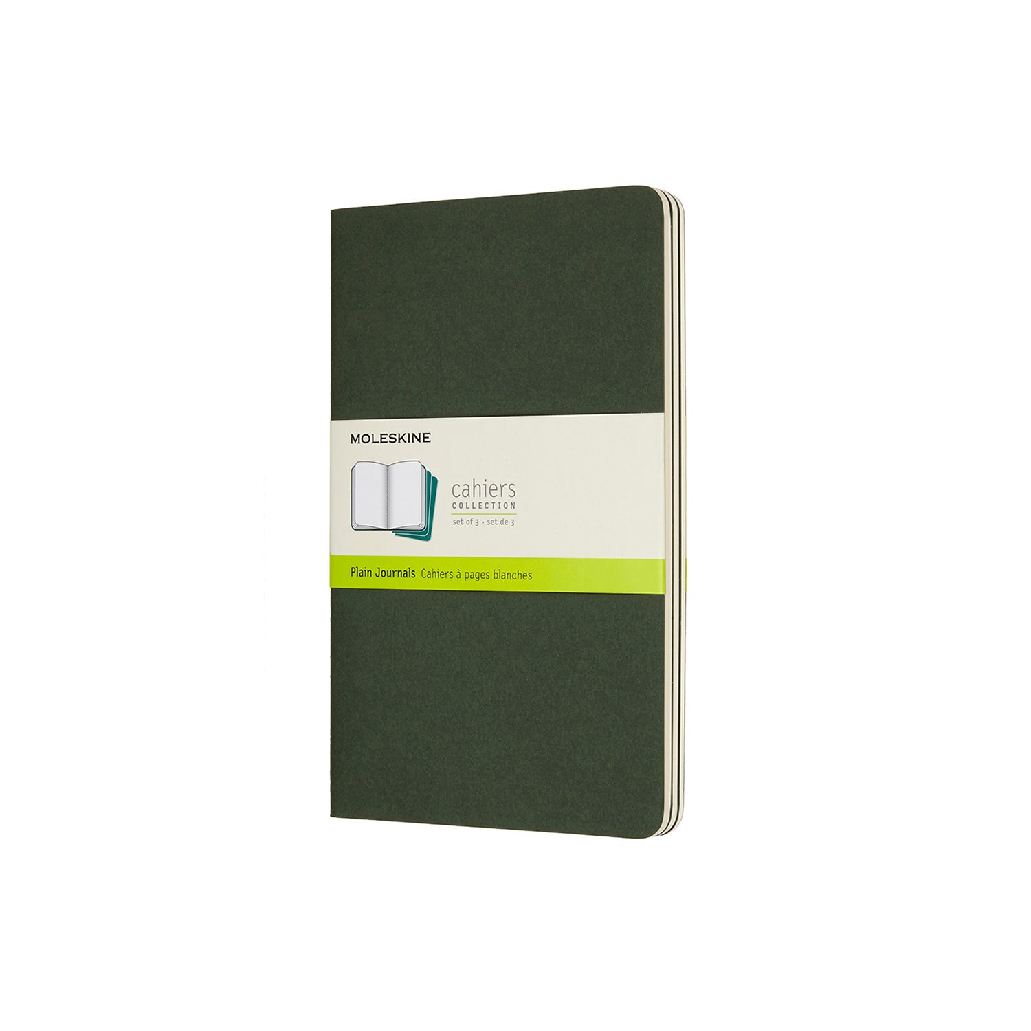 Premium Cahier Large Notebook Set - 3-Pack Lined Journal for Writing, Sketching & Note Taking - Ideal for School, Office & Creative Projects