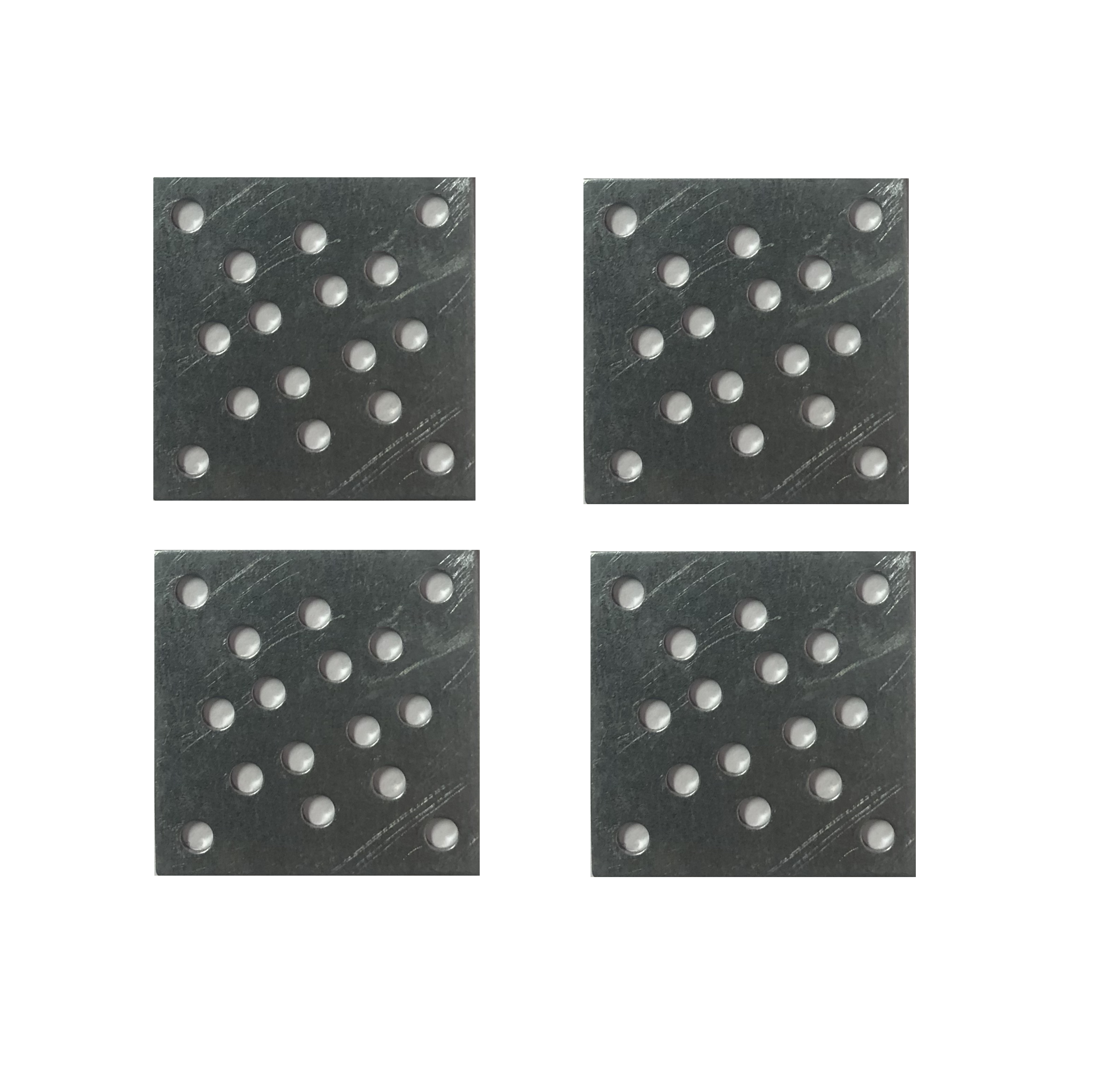 4-Piece Beehive Metal Ventilation Grilles - Durable & Rustproof for Home, Garage & HVAC Systems - Perfect for Airflow Control & Decoration