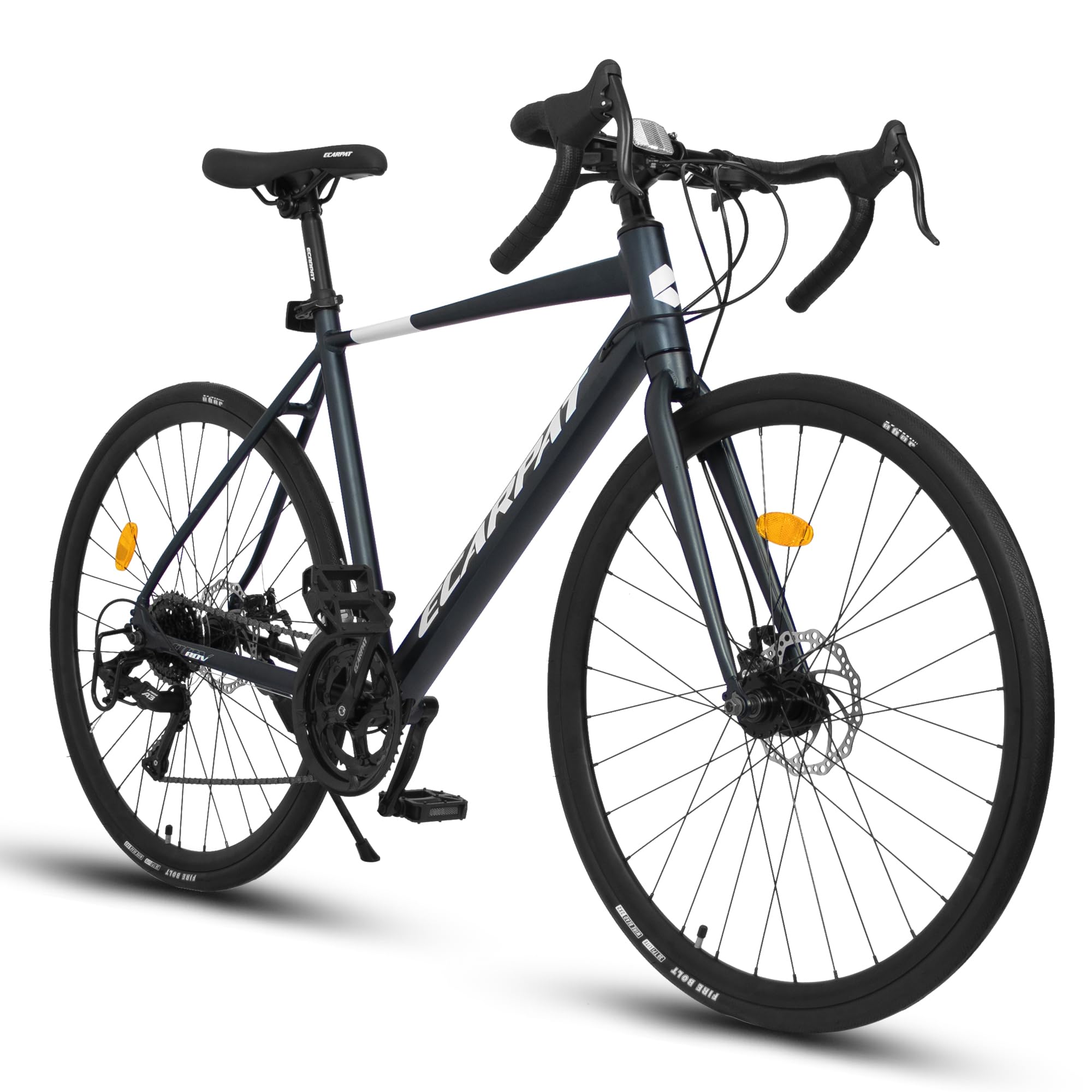 700C Hybrid Road Bike for Men & Women - 16/21/24 Speed Aluminum/Steel Frame Commuter Bike - Perfect for City Riding, School & Work Commutes - Great Christmas & New Year Gift for Cyclists
