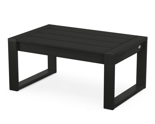 Polywood EDGE Outdoor Coffee Table - Weather-Resistant, Durable & Low Maintenance - Perfect for Patio, Deck, Poolside or Garden Furniture