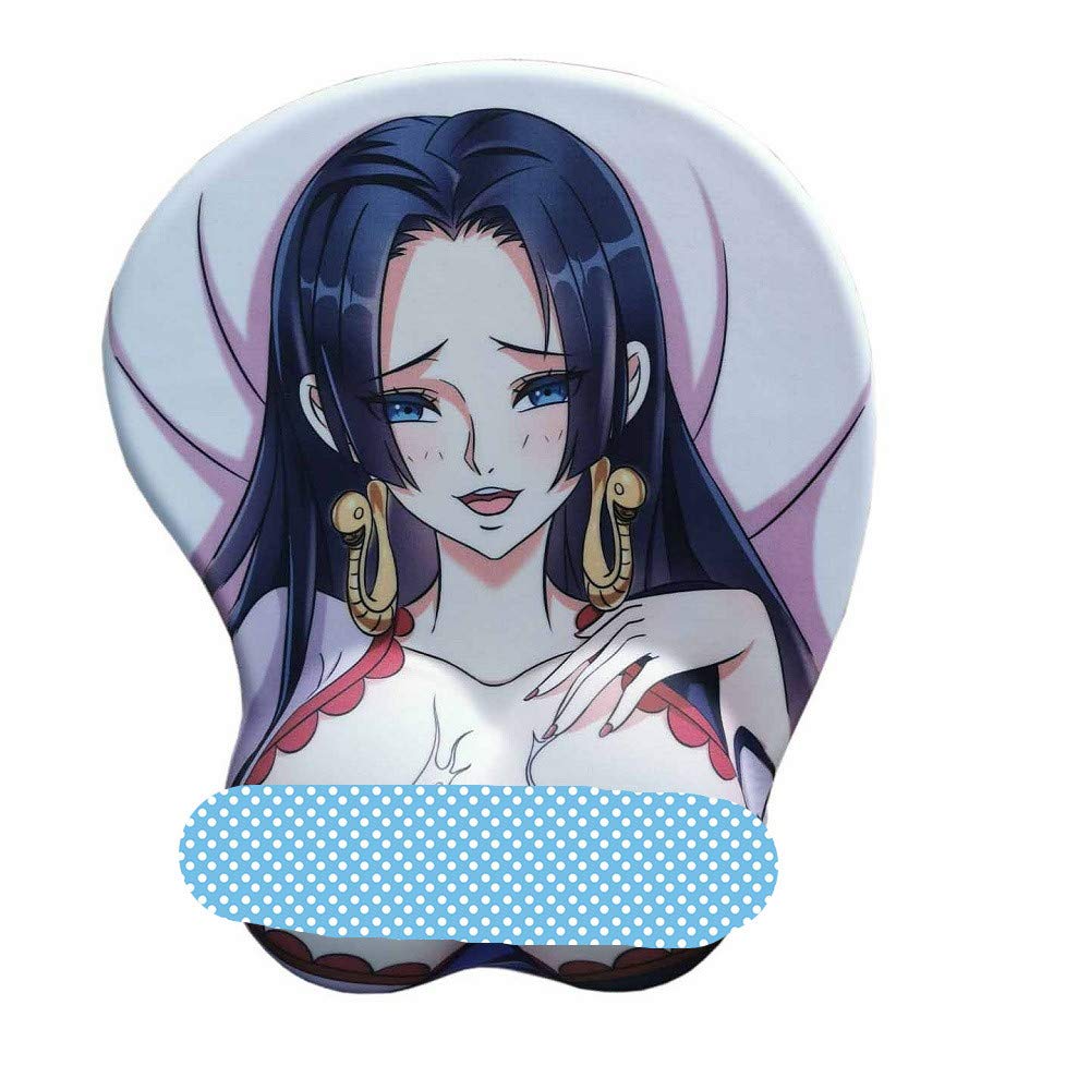 3D Anime Mouse Pad with Gel Wrist Support - Non-Slip Gaming & Office Mouse Mat for Pain Relief - Cartoon Design (Yang Guifei) - Perfect for PC, Laptop, Computer Workstations & Long Gaming Sessions