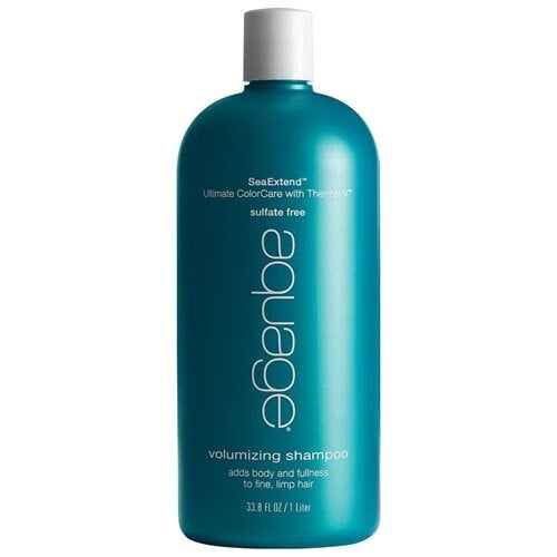 Aquage Sea Extend Volumizing Shampoo for Fine Hair - Sulfate-Free Thickening Shampoo with Seaweed Extract - Adds Volume & Body for Thin, Flat Hair - Perfect for Daily Use & Salon-Quality Results