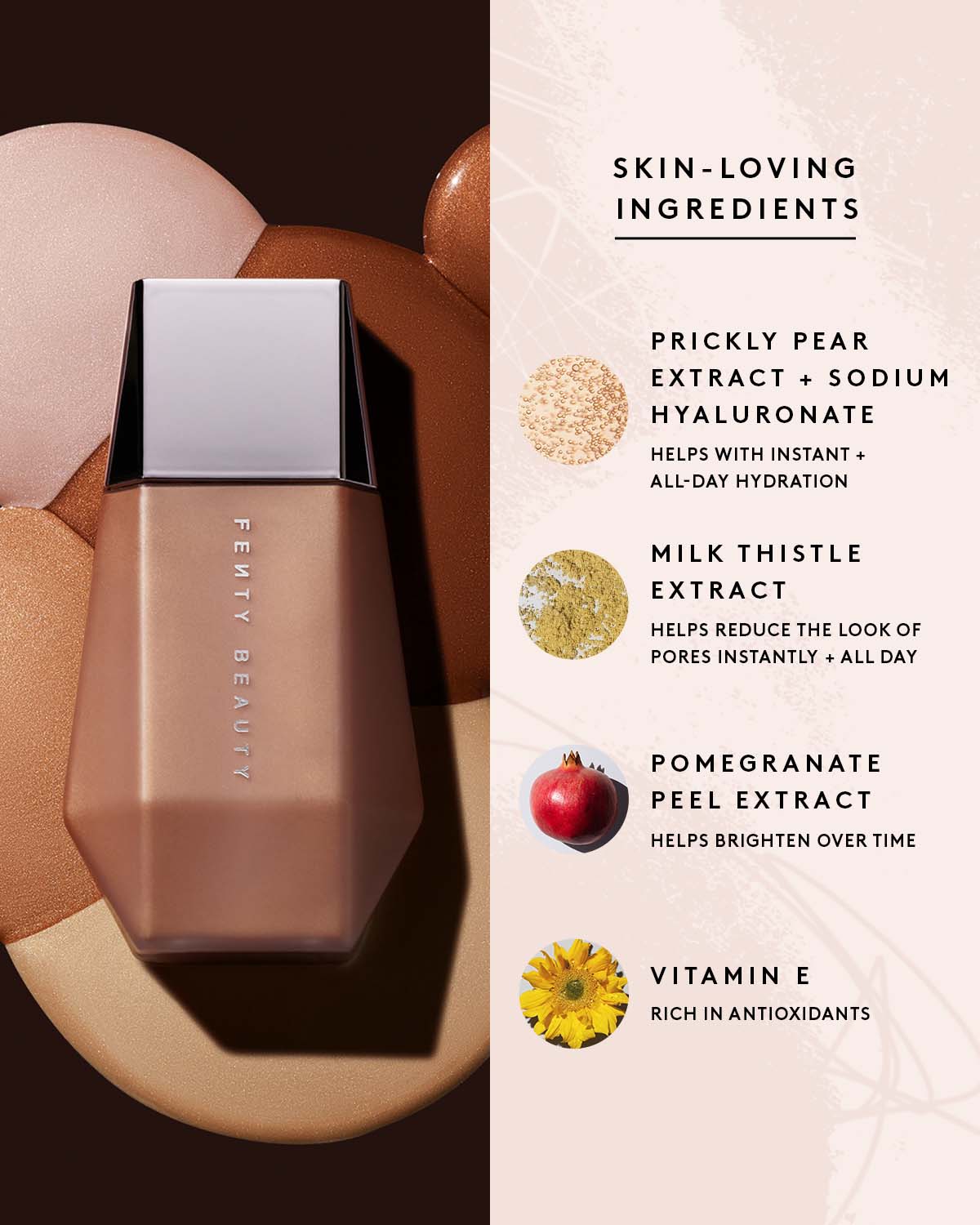 Eaze Drop'Lit All Over Glow Enhancer - Bronze Jasper | Natural Face & Body Highlighter for Glowing Skin | Perfect for Daily Wear & Special Occasions