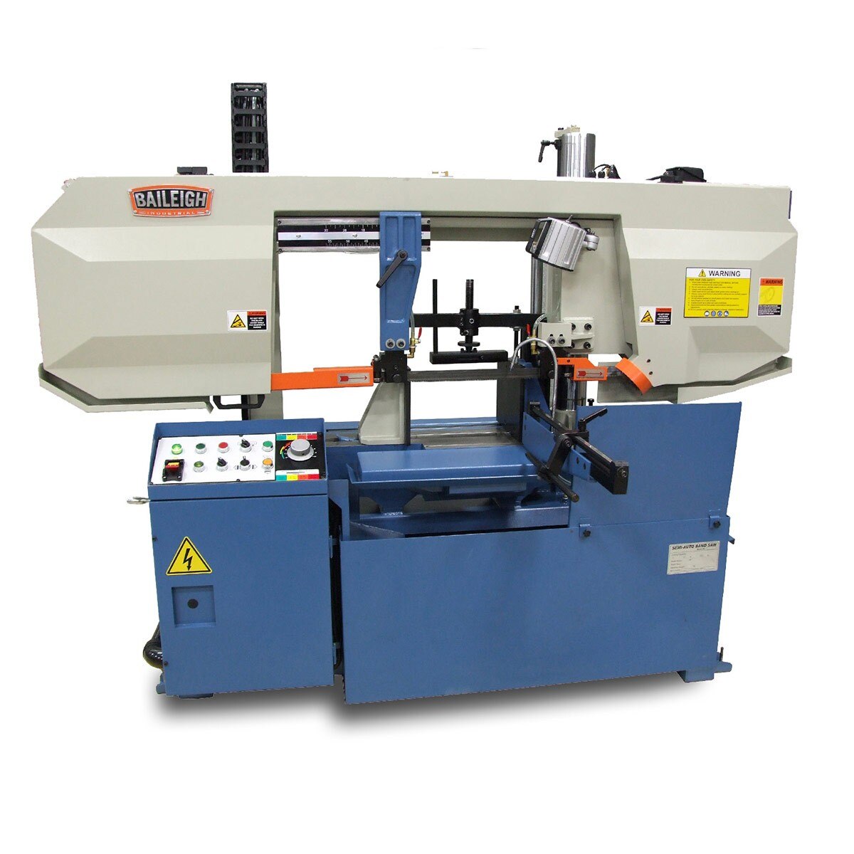 Baileigh Industrial BA9 1001582 BS 360SA Horizontal Band Saw - Metal Cutting, Woodworking, and DIY Projects for Workshops & Garages