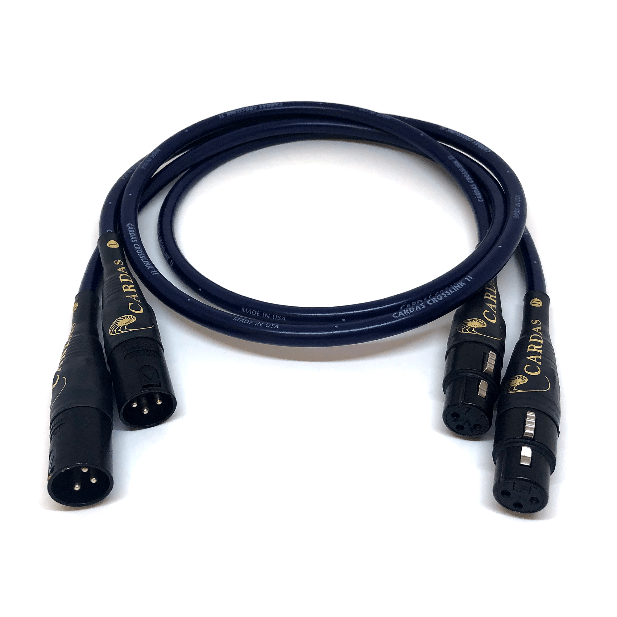 Cardas Audio Crosslink Interconnect Cable - High-End Audiophile RCA Cable for Home Theater & Hi-Fi Systems - Perfect for Turntables, Amplifiers, and Speakers