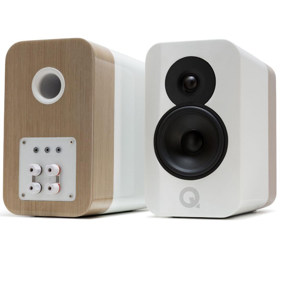 Q Acoustics Concept 300 Premium Bookshelf Speakers - High-End HiFi Audio System for Home Theater, Music Listening & Gaming | Perfect for Living Rooms, Studios & Entertainment Spaces