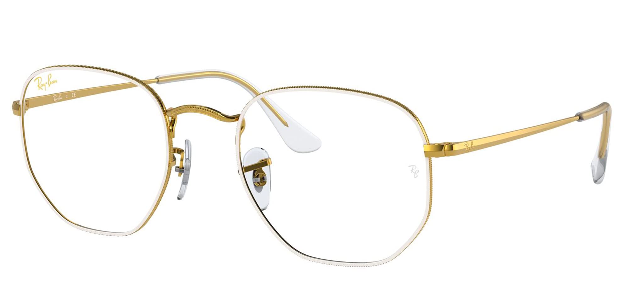 Ray-Ban Rx6448 Hexagonal Prescription Eyeglass Frames - Lightweight & Durable for Men & Women - Perfect for Work, Reading & Everyday Wear