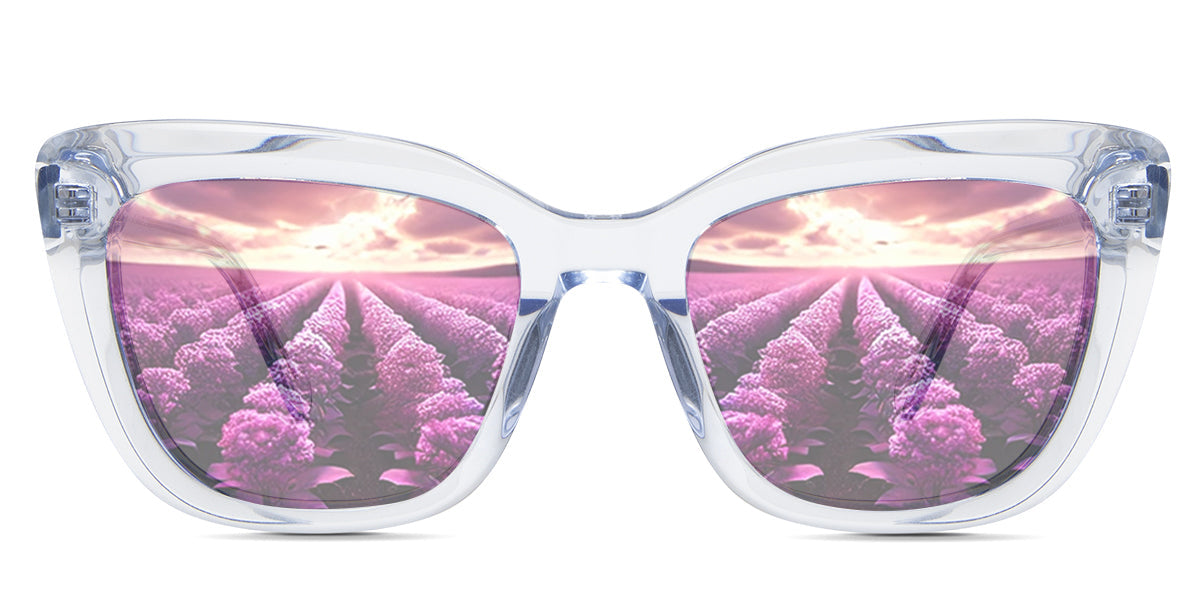 LESA Women's Prescription Tinted Glasses - Stylish & UV Protection for Reading, Driving & Outdoor Activities