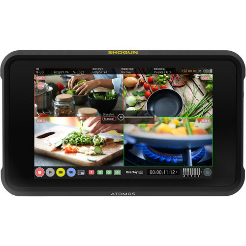 Atomos Shogun 7 HDR Pro 4K HDMI/12G-SDI Cinema Monitor Recorder with Switcher - Perfect for Film Production, Live Streaming & Professional Video Editing