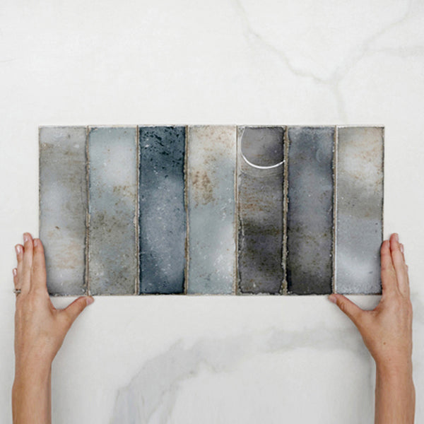 Premium Anthracite Grey Spanish Subway Tile - Glossy Ceramic Wall Tile 2.72