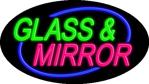 Custom Glass & Mirror Neon Sign #14216 - Handmade in USA - Perfect for Home Decor, Bars, and Wedding Backdrops