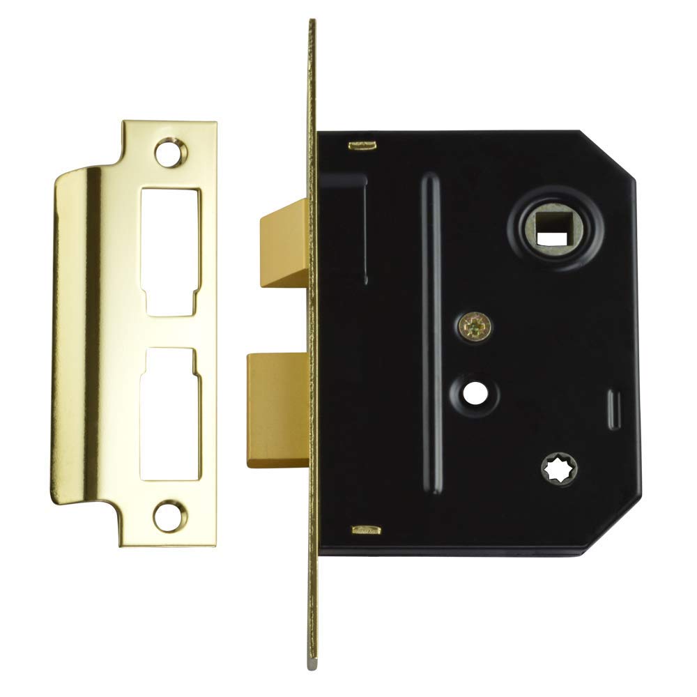 76MM Union Bathroom Door Lock - Privacy Bedroom & Bathroom Door Knob for Home, Office, and Hotel Use