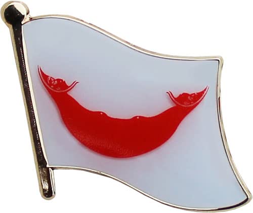 Rapa Nui Easter Island Flag Lapel Pin - Collectible Cultural Badge for Suits, Jackets & Hats | Perfect for Travel Enthusiasts & History Lovers