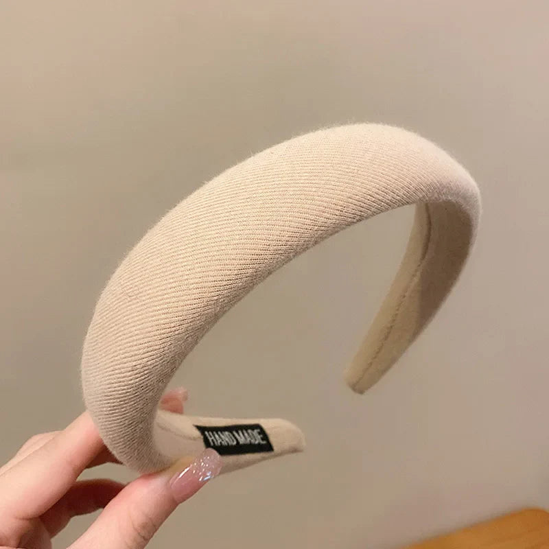 Neutral Hair Bands Hoop - Soft Elastic Hair Hoops for Women & Girls - Perfect for Ponytails, Braids & Everyday Styling - Gym, Office & Casual Wear