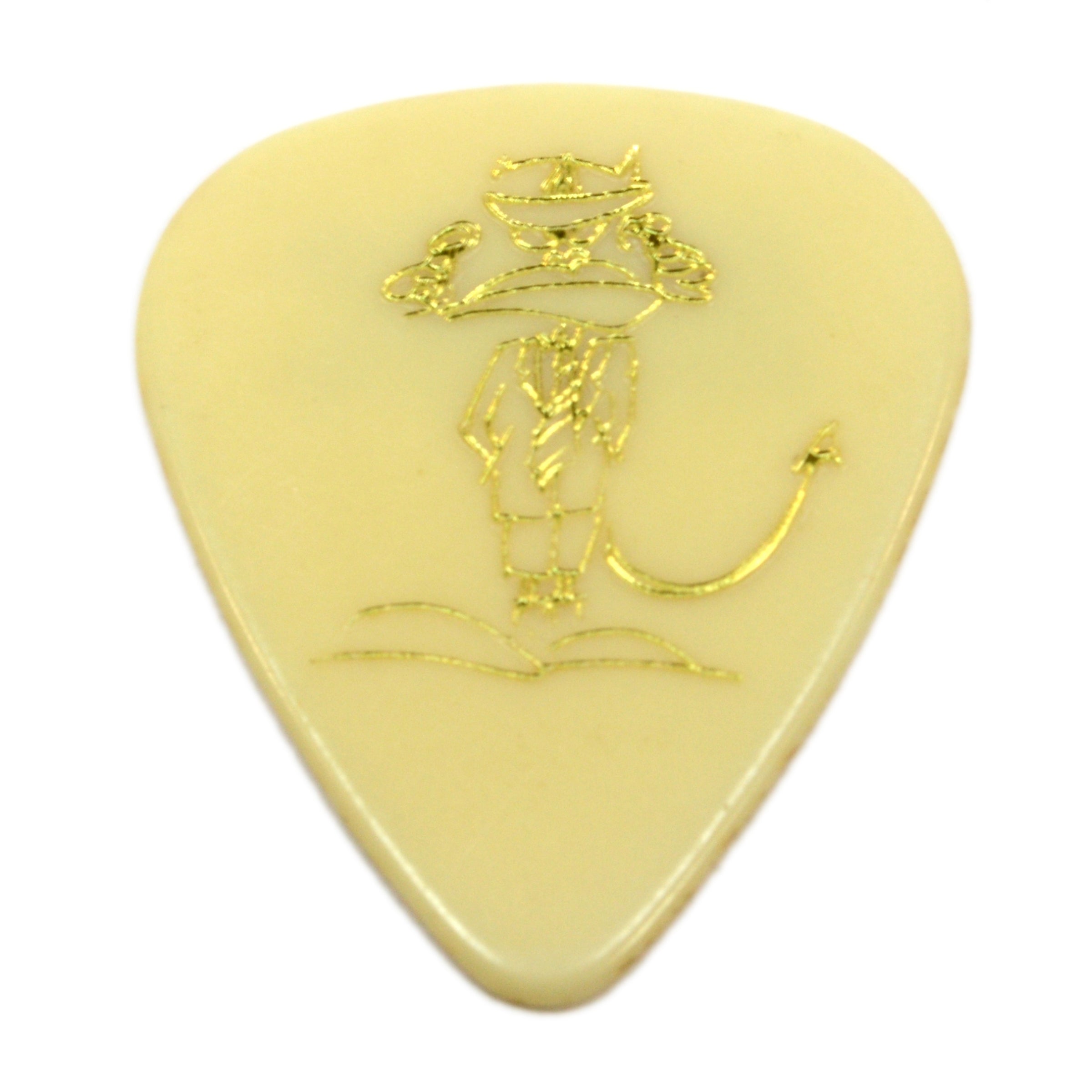 Original AC/DC TOUR Guitar Pick with Angus Young Alter Ego Caricature - Razor's Edge Collectible - Perfect for Guitar Players, Collectors & Music Fans