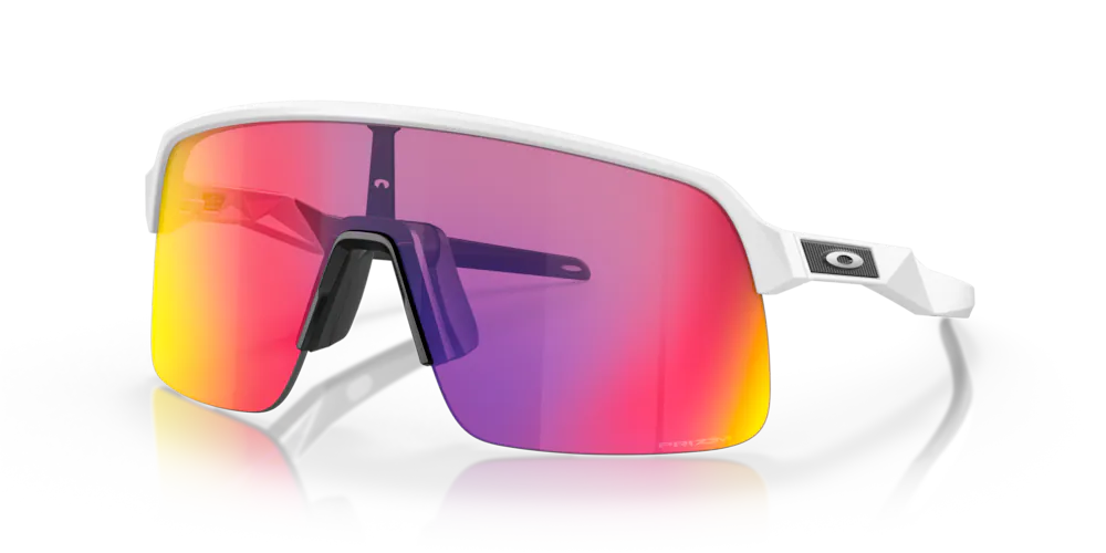 Oakley Sutro Lite Matte White Sunglasses with Prizm Road Lens - Perfect for Cycling, Running & Outdoor Sports
