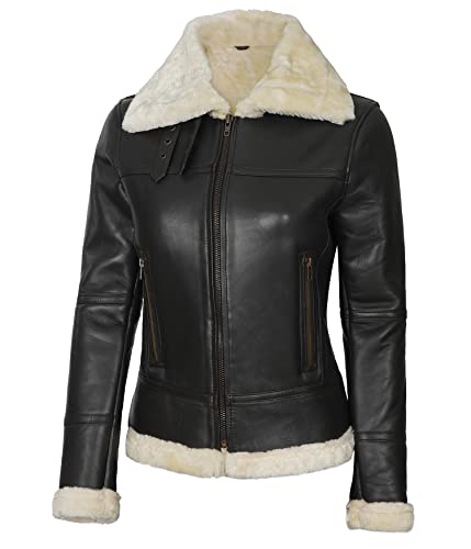Frances - Brown Shearling Jacket