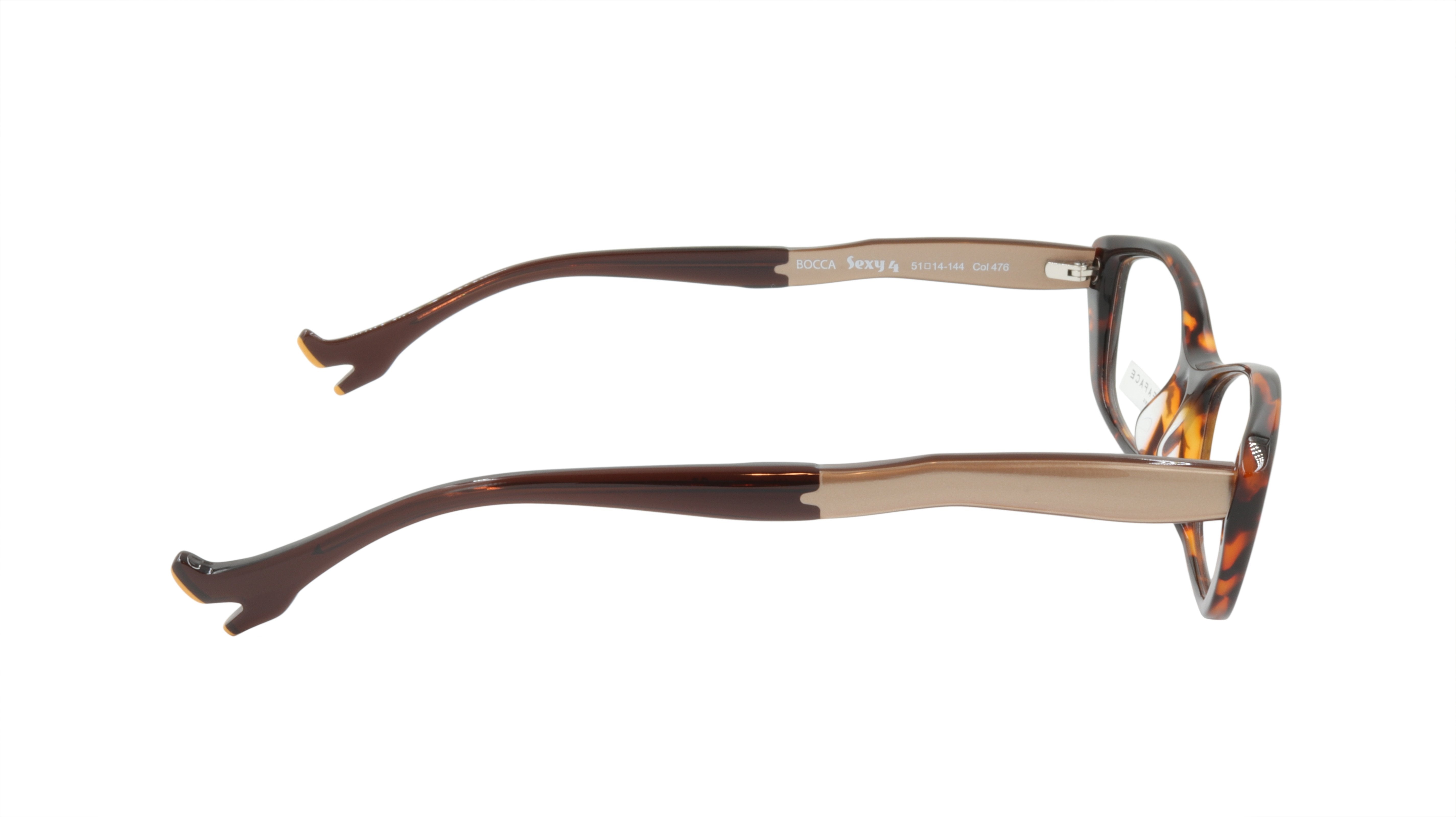 Face A Face BOCCA SEXY Eyeglasses Frame - 4 Color Options (476 Acetate Tortoise Beige Brown) - Perfect for Office, Reading & Fashion Accessories