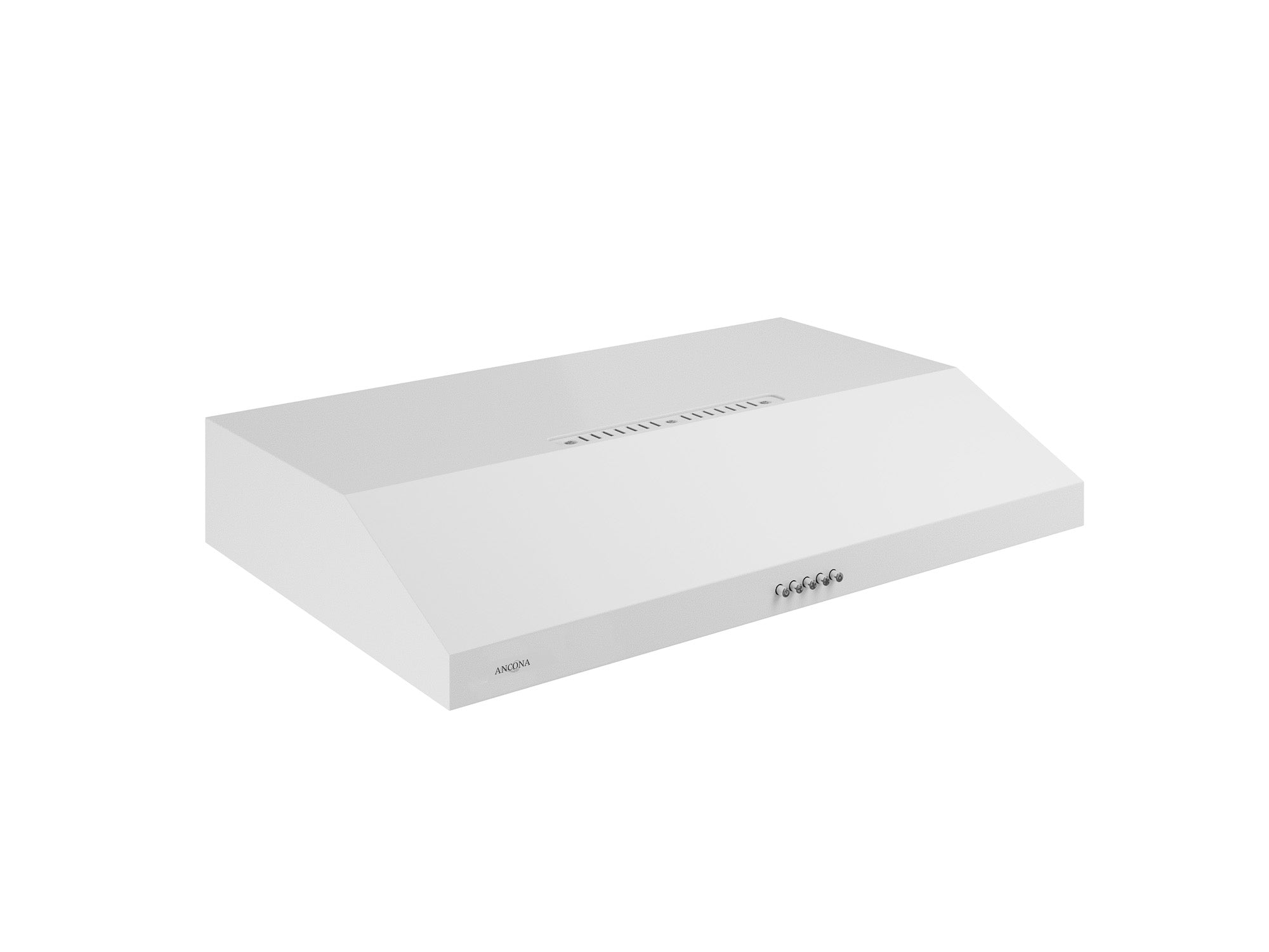 30 Inch Slim Under Cabinet Range Hood - 325 CFM Non-Vented White Kitchen Exhaust Fan for Smoke & Odor Removal - Perfect for Small Kitchens, Apartments, and Condos