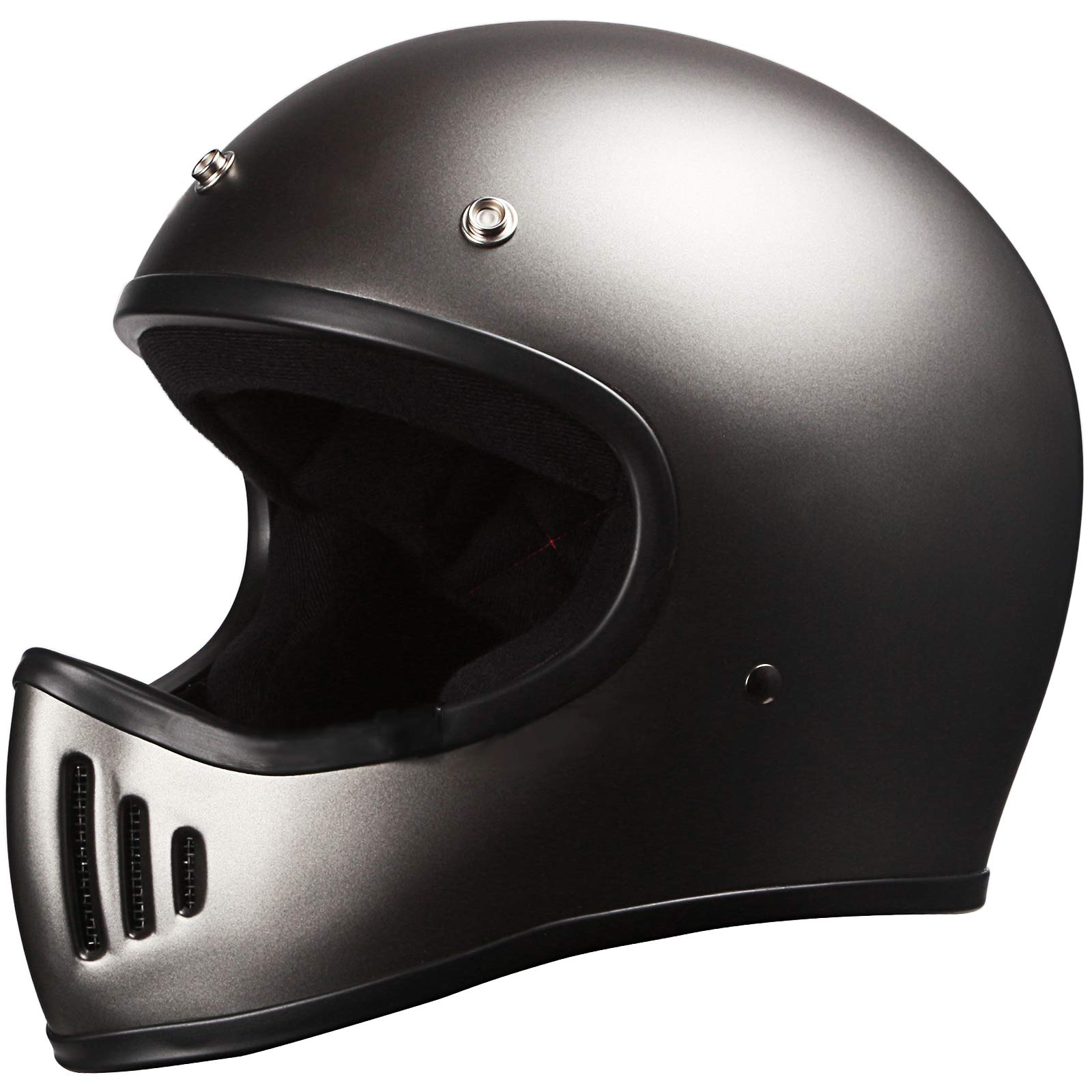Chern Yueh DOT Certified Full Face Motorcycle Helmet for Motocross, Off-Road & Street Riding - Retro Visor ATV/Dirt Bike Helmet for Safety & Style - Perfect for Racing, Trail Adventures & Urban Commuting