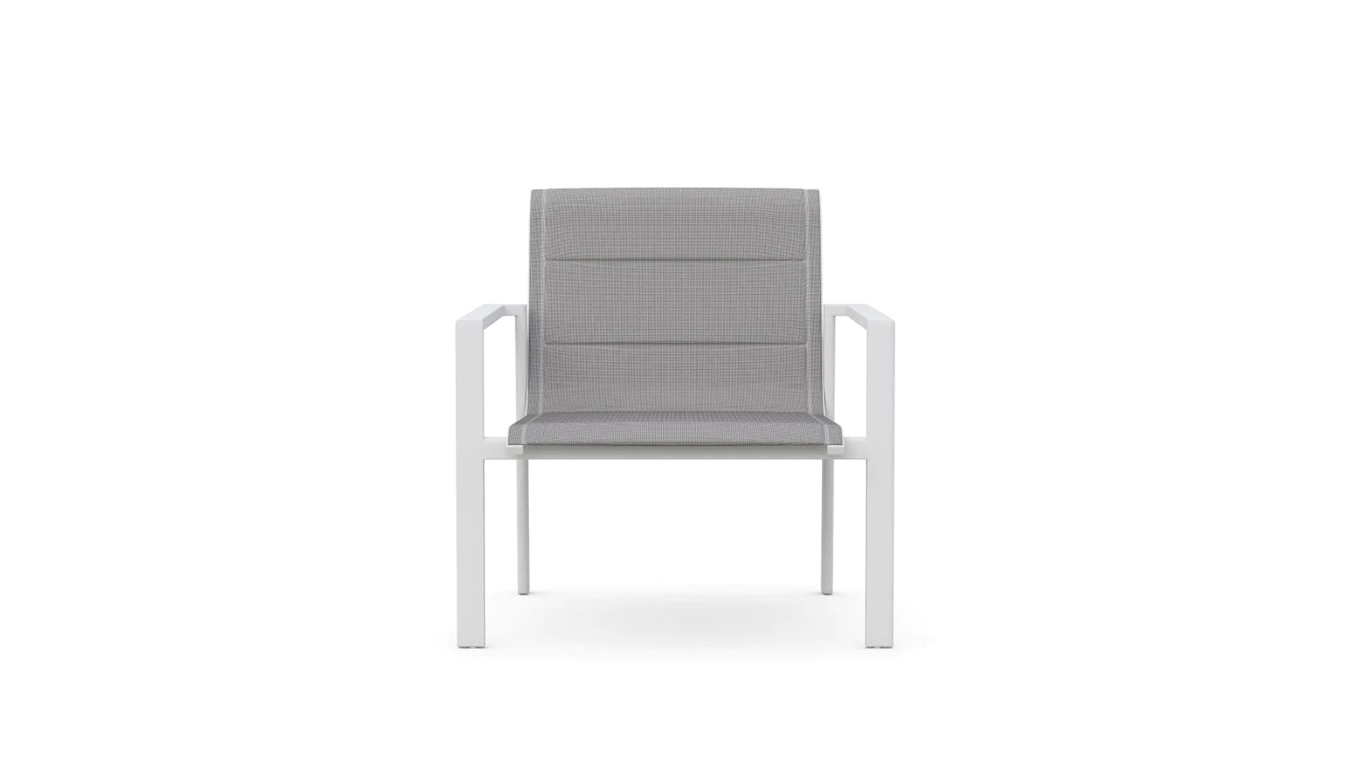 Amalfi Aluminum Outdoor Stackable Club Chairs - Set of 2, Patio Furniture for Poolside, Garden, Deck & Backyard Relaxation