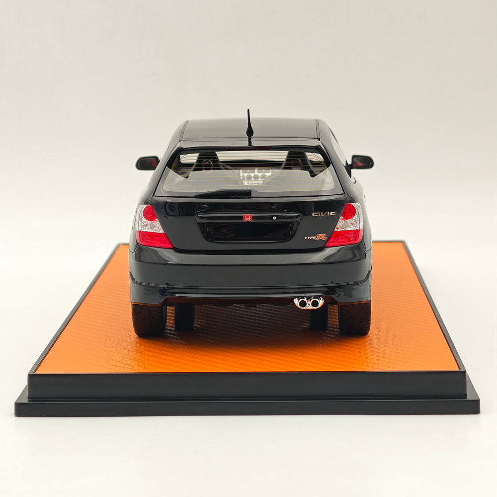 1:18 Scale Honda Civic Type R EP3 Championship 2004 Diecast Model Car - Black RM0018 by DNA Collectibles | Perfect for Car Enthusiasts, Model Collectors, and Display Showcases