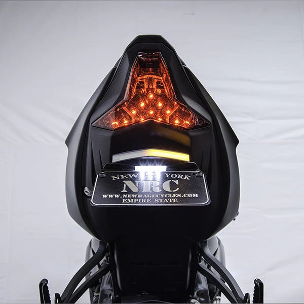 Kawasaki ZX-6R Fender Eliminator Kit for 2019-2024 Models | Lightweight Tail Tidy License Plate Relocator | Perfect for Track Days & Street Legal Customization