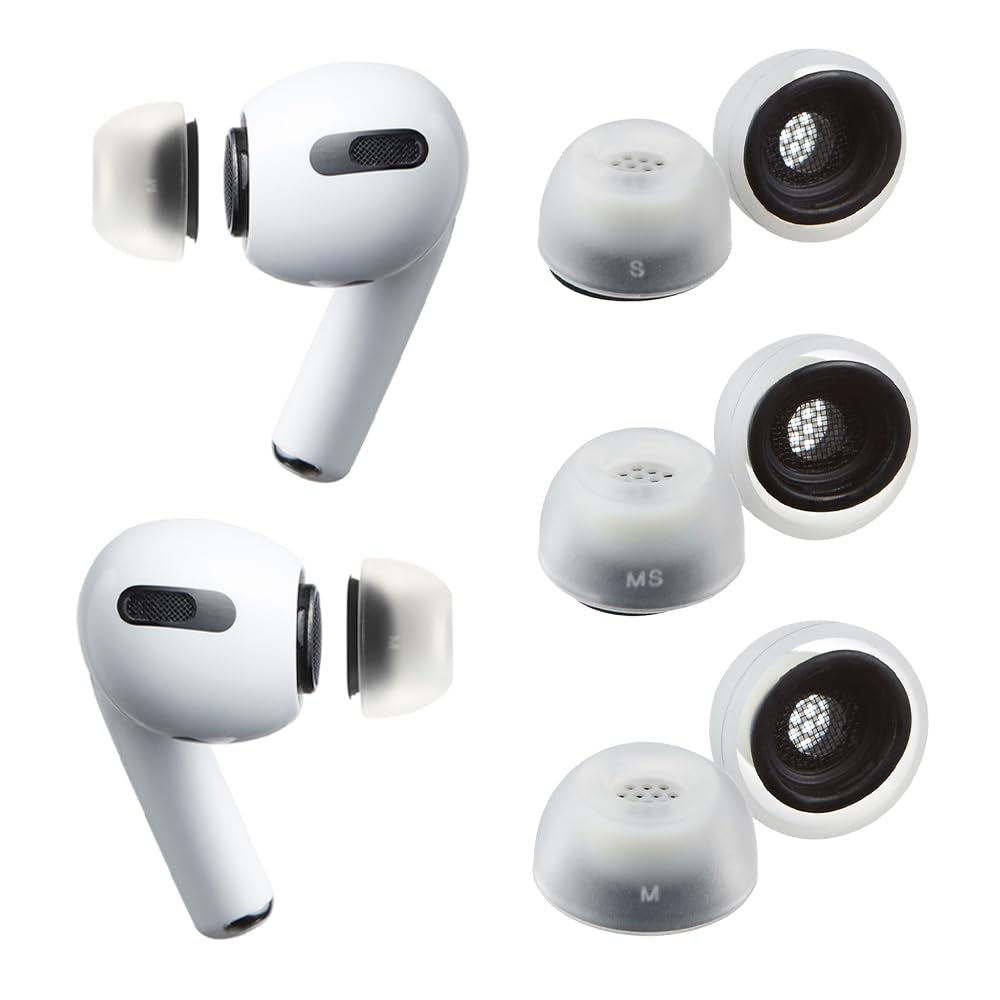 AZLA MAX AirPods Pro Tips 1st & 2nd Gen - Premium Silicone Ear Tips for Comfort & Noise Isolation - Perfect for Workouts & Travel