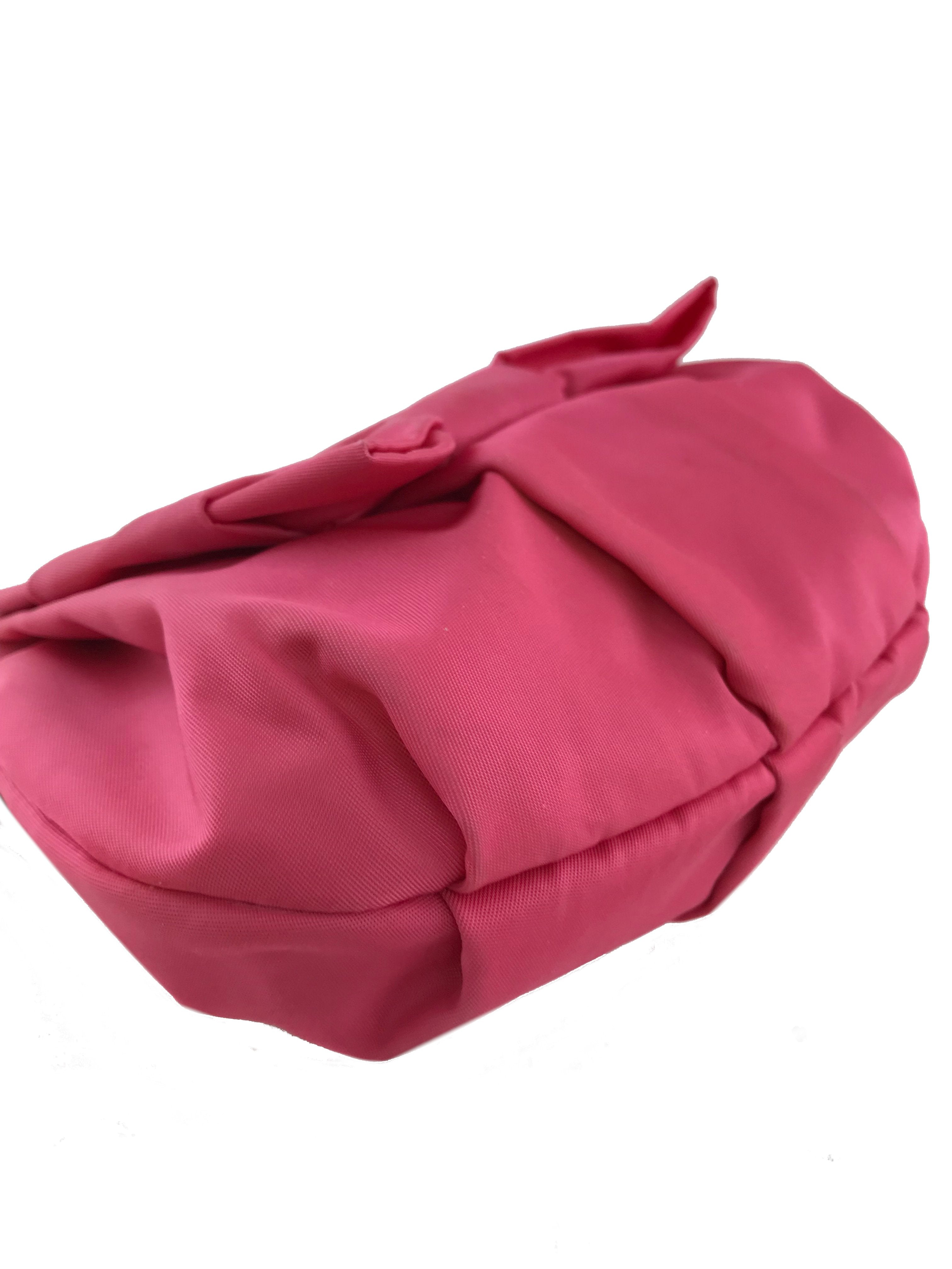 Prada Zip Top Pleated Satin Wristlet Bag - Luxury Designer Clutch for Women | Perfect for Evening Parties, Weddings & Special Occasions