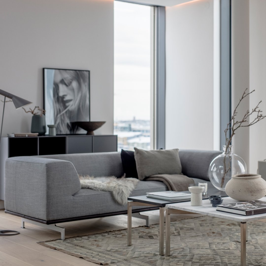 Erik Jørgensen Delphi Sofa - Premium Modern Scandinavian Design Leather Sofa for Living Room | Perfect for Contemporary Home & Office Lounge Spaces