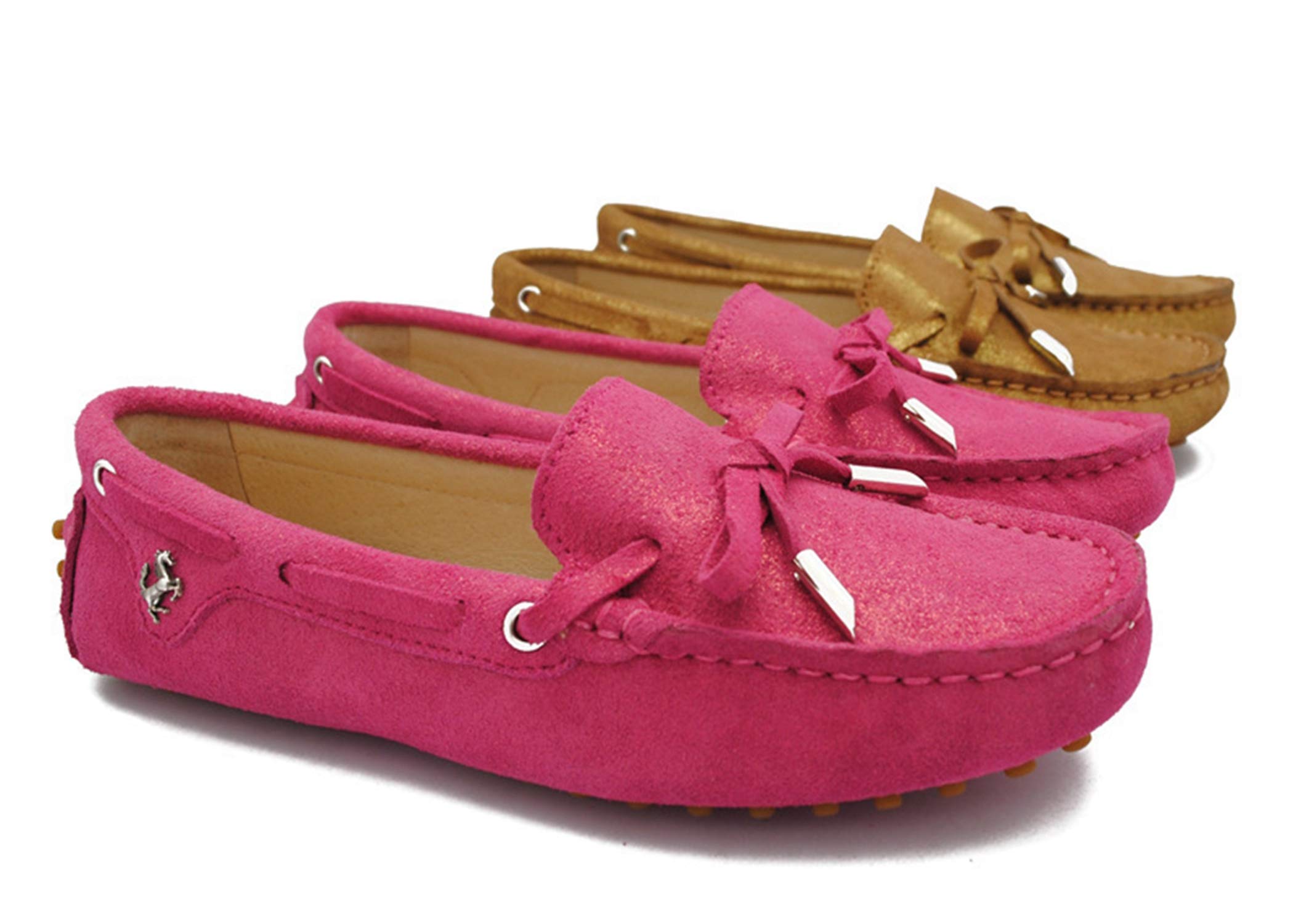 Minishion Women's Glitter Boat Shoes YB9607 - Comfortable Dress Loafers for Casual Wear, Office & Party Occasions