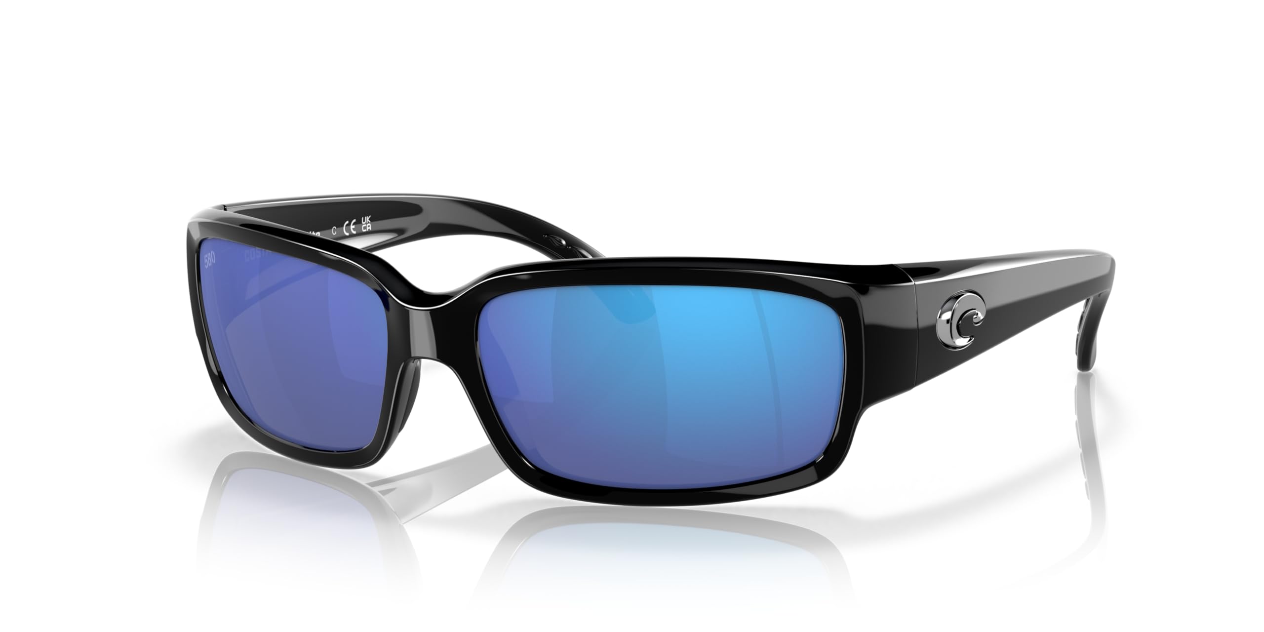 Costa Del Mar Men's Caballito Rectangular Polarized Sunglasses - UV Protection, Lightweight Frame for Outdoor Sports & Driving