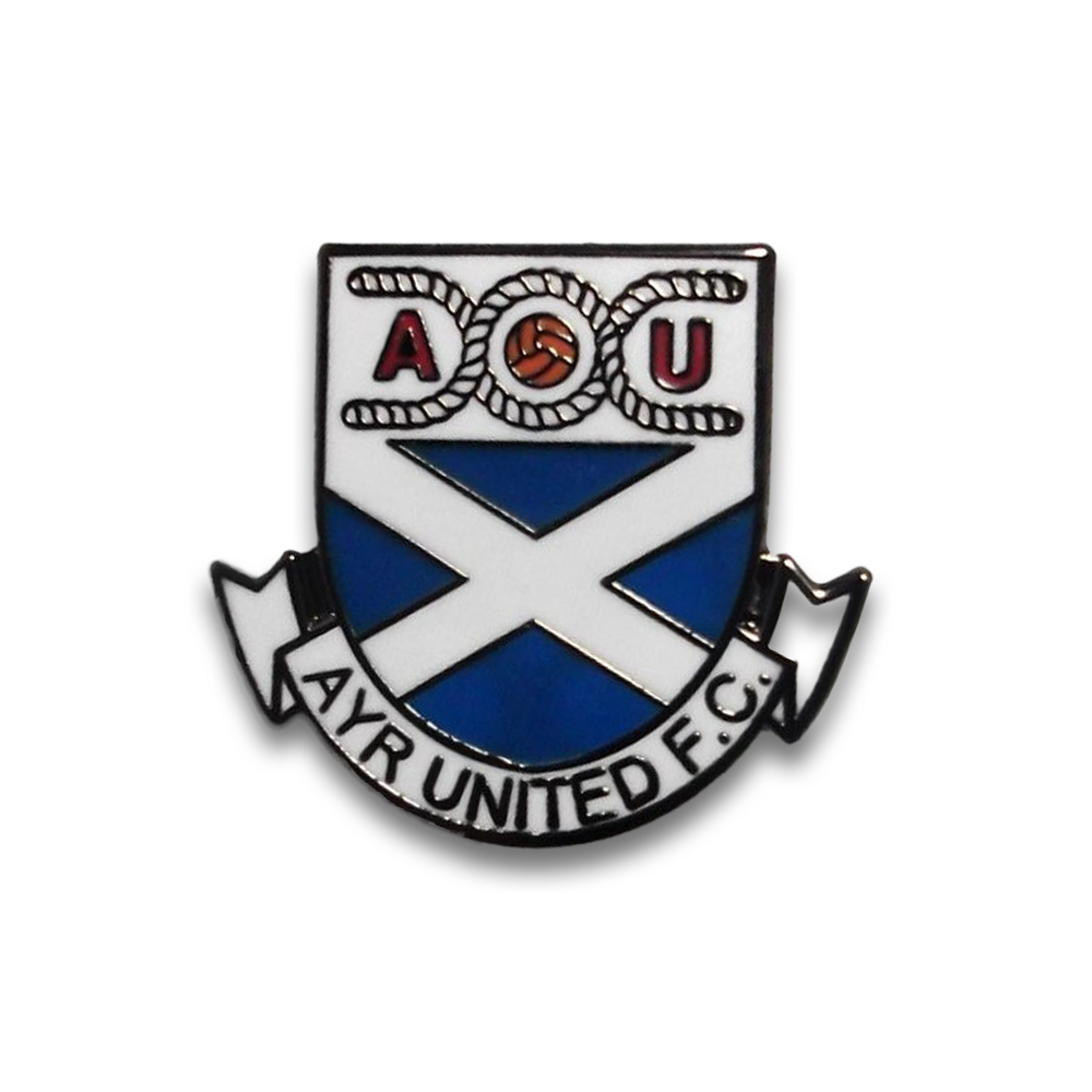 Ayr United FC Pin Badge - Collectible Enamel Lapel Pin for Football Fans - Perfect for Jerseys, Hats & Backpacks